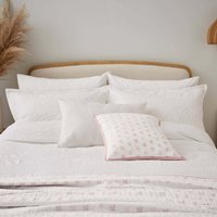 Murmur Murmur Iris Super Kingsize Duvet Cover, White sold by Bedeck Home