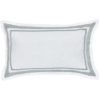 Murmur Murmur Jude Oxford Pillowcase, Cloud Grey sold by Bedeck Home