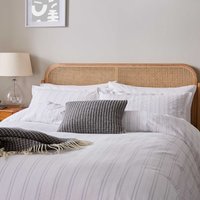 Murmur Murmur Laurel Kingsize Duvet Cover SET, Cloud Grey listed by Bedeck Home