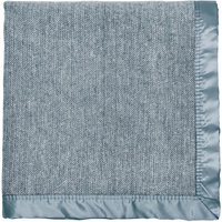 Murmur Murmur Lewin Wool Herringbone Woven Throw, Ballintoy Blue sold by Bedeck Home