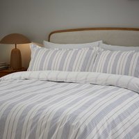 Murmur Murmur Lora Print Double Duvet Cover SET, Ballintoy Blue sold by Bedeck Home