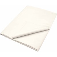 Murmur Murmur 500 Thread Count Super Kingsize Flat Sheet, Ivory listed by Bedeck Home