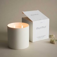 Murmur Murmur Pure 2 Wick Scented Candle listed by Bedeck Home