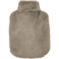 Murmur Murmur Skye Faux Fur Hot Water Bottle & Cover, Dark Linen listed by Bedeck Home