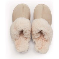 Murmur Murmur Tilda Faux Fur Slippers Size 6-7, Linen listed by Bedeck Home