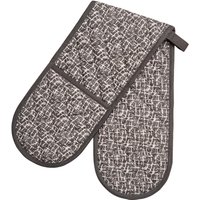 Abigail Ahern x Murmur Abigail Ahern x Murmur Camille Double Oven Glove, Charcoal listed by Bedeck Home