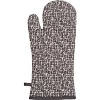 Abigail Ahern x Murmur Abigail Ahern x Murmur Camille Single Oven Glove, Charcoal listed by Bedeck Home