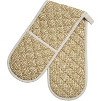 Abigail Ahern x Murmur Abigail Ahern x Murmur Camille Double Oven Glove, Warm Ochre listed by Bedeck Home