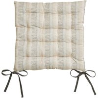 Abigail Ahern x Murmur Abigail Ahern x Murmur Moya Seat Pad, Charcoal/Canvas Cream listed by Bedeck Home