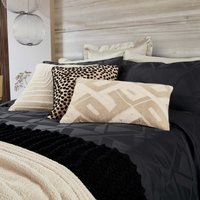 Nalu Nicole Scherzinger Nalu Nicole Scherzinger Kalama Super Kingsize Duvet Cover SET, Black listed by Bedeck Home