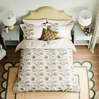 Sanderson x National Trust Catherinae Kingsize Duvet Cover Set, Hay