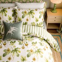Sanderson Fig Harvest Double Duvet Cover SET, Green