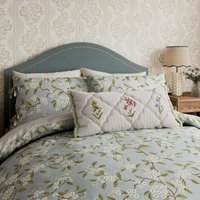 Sanderson x National Trust Sanderson x National Trust Damson Blossom Single Duvet Cover SET, Porcelain listed by Bedeck Home