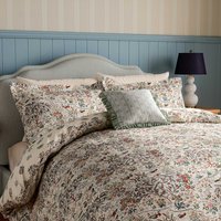 Sanderson x National Trust Sanderson x National Trust Moat Birds Kingsize Duvet Cover SET, Damson & Cobalt listed by Bedeck Home