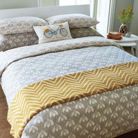 Scion Scion Snowdrop Kingsize Duvet Cover SET, Parchment listed by Bedeck Home