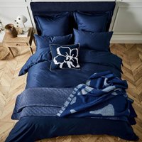 Ted Baker Ted Baker 250 Thread Count Plain Dye Double Duvet Cover, Navy listed by Bedeck Home