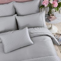 Ted Baker 250 Thread Count Plain Dye Kingsize Duvet Cover, Silver