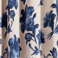 Ted Baker Midnight Floral Lined Curtains 90" x 54", Blue