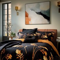 Ted Baker Gilded Floral Super Kingsize Duvet Cover SET, Black