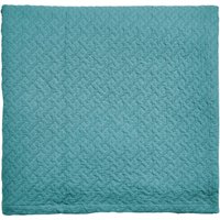 Ted Baker Ted Baker Diagonal T Matelasse Throw, Teal listed by Bedeck Home