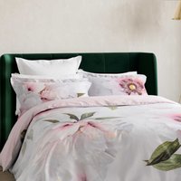 Ted Baker Ted Baker Peony Floral Double Duvet Cover Set, Grey listed by Bedeck Home