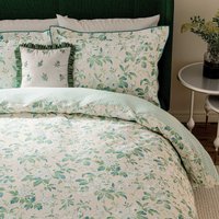 V&A V&A Briar Bloom Single Duvet Cover SET, Green listed by Bedeck Home