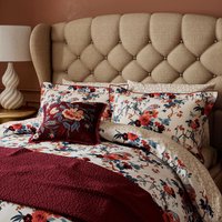V&A V&A Chinoiserie Charm Kingsize Duvet Cover Set, Blue/Red listed by Bedeck Home