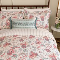 V&A V&A Chintz Reverie Double Duvet Cover SET, Red/Teal listed by Bedeck Home