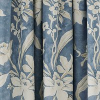 V&A V&A Daffodil Dreams Lined Curtains 66" x 54", Blue listed by Bedeck Home