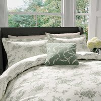 V&A V&A Garden Of Love Double Duvet Cover Set, Green listed by Bedeck Home