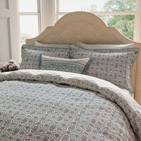 V&A V&A Indian Lattice Single Duvet Cover SET, Red/Teal listed by Bedeck Home
