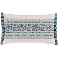 V&A V&A Opulent Stripe Cushion 60cm x 40cm, Red/Teal listed by Bedeck Home