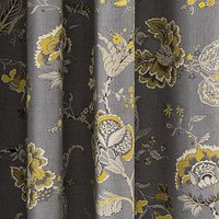 V&A V&A Palampore Trail Lined Curtains 90" x 90", Grey listed by Bedeck Home