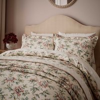 V&A V&A Peony Blossom Kingsize Duvet Cover SET, Blush & Jade sold by Bedeck Home