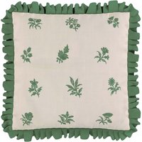 V&A V&A Verdant Bouquet Cushion 45cm x 45cm, Green listed by Bedeck Home