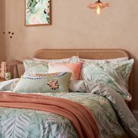 Yvonne Ellen Yvonne Ellen Tropical Safari Kingsize Duvet Cover Set, Sage sold by Bedeck Home