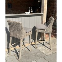 Solace+Co Amalfi Collection Outdoor Bar Stool