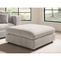 Solace+Co Asher Footstool Beige Boucle