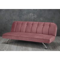 LPD Brighton Pink Fabric Sofa Bed