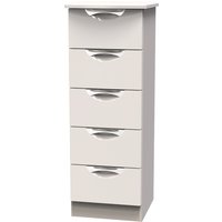 Welcome Furniture Camden 5 Drawer Locker Kashmir Gloss