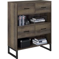 Dorel Candon Bookcase With Storage Drawers