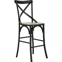 LPD Fitzroy Black / Cane Counter Stool