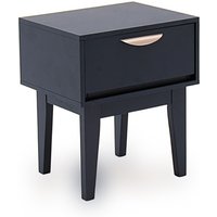 Vida Living Luna Bedside Table - 1 Drawer - Blue