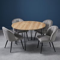 LPD Orla Chair Grey Pack Of Two