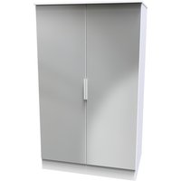 Welcome Furniture Plymouth 2ft6in Midi Plain Robe White Matt