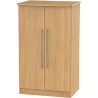 Welcome Furniture Sherwood Wooden 2ft6in Plain Midi Robe Modern Oak