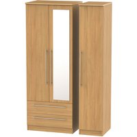 Welcome Furniture Sherwood Tall Triple 2 Drawer Robe