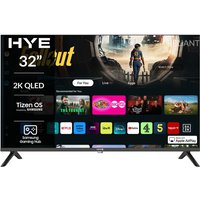 HYE 32" QLED 2K Tizen OS WiFi Frameless Smart TV - 32QLEDS1008