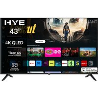 HYE 43" 4K QLED Tizen OS WiFi Frameless Smart TV - 43QLEDS2008