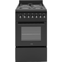 HYE C01FS50E17 50X60 Free Standing Electric Cooker - Matte Black